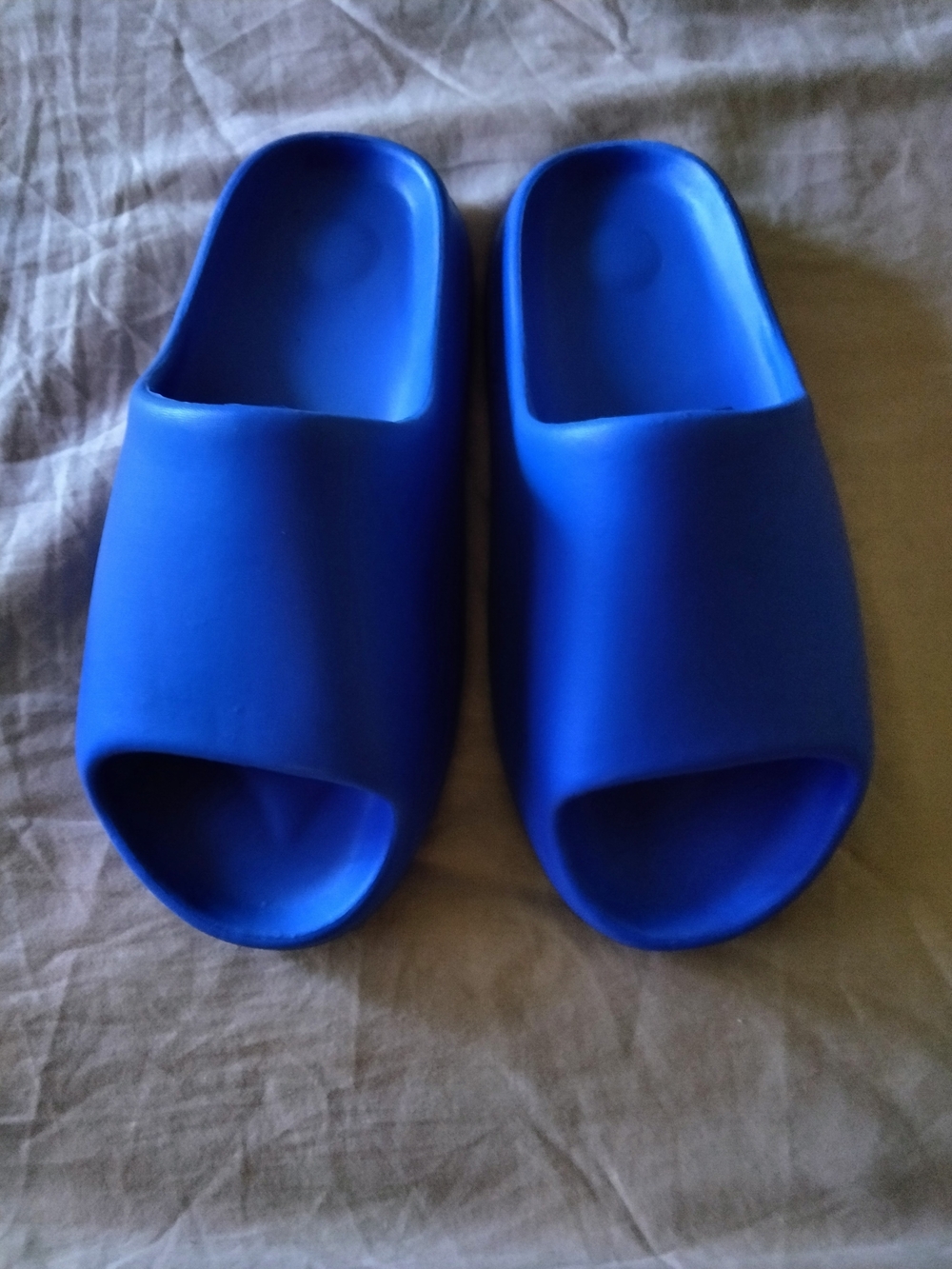 Source Unknown Royal Blue Slide Sandals